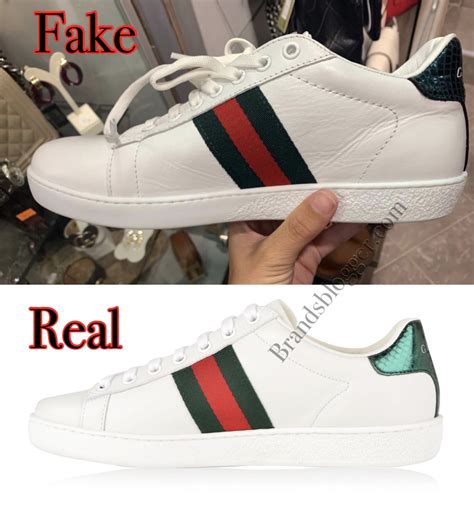 how to spot fake gucci shoes|how to authenticate gucci slides.